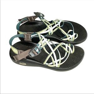 Chacos Strappy Green Sandals